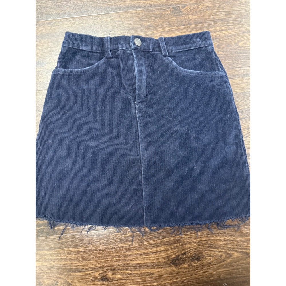Brandy Melville‎ Navy Corduroy Mini Skirt